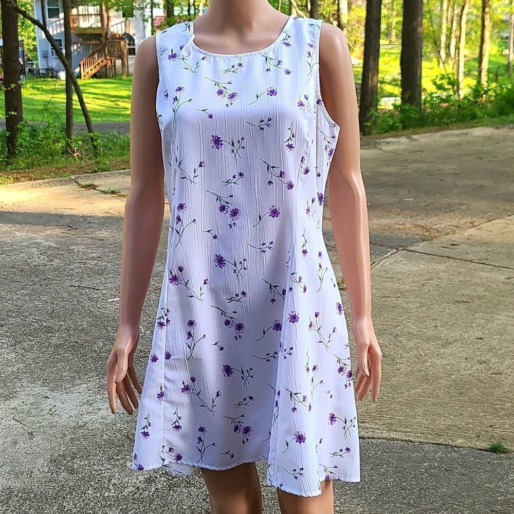 Especially Yours White Floral sleeveless dress